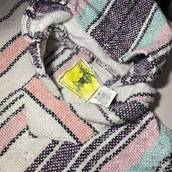 Iguana Jack Girls Pastel Color Pullover Hoodie Size Small - Picture 7 of 7